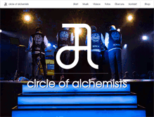 Tablet Screenshot of circleofalchemists.com